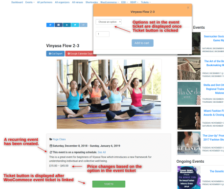 Increase attendance by offering any type of event